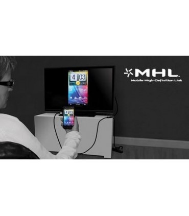 اتصال میکرو یو اس بی موبایل به تلویزیون MHL