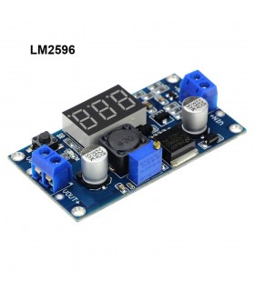 ماژول کاهنده LM2596 ولتاژ DC به DC متغیر با نمایشگر