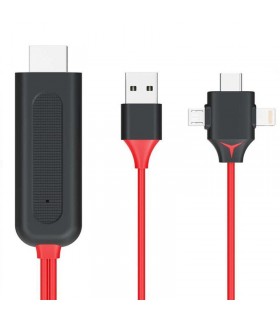 کابل تبدیل Lightning به HDMI انواع موبایل و تبلت