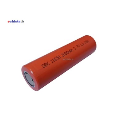 باطری 18650 لیتیوم یون 3.7 ولت 2000mAh echista.ir